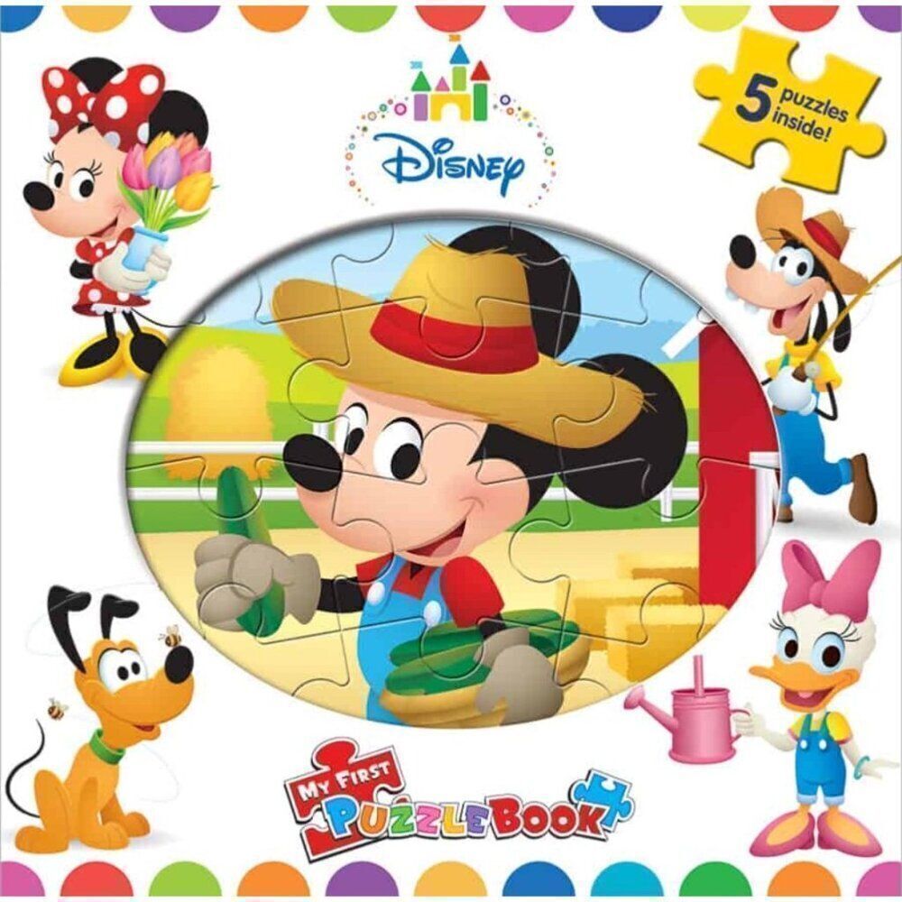 Disney Baby My First Puzzle Book - Jigsaw Puzzles For Kids
